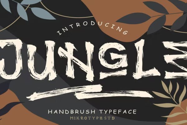 Jungle Handbrush Instagram free Font
