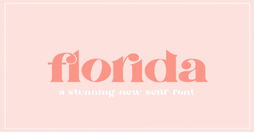 Florida Serif Premium Free Font Download