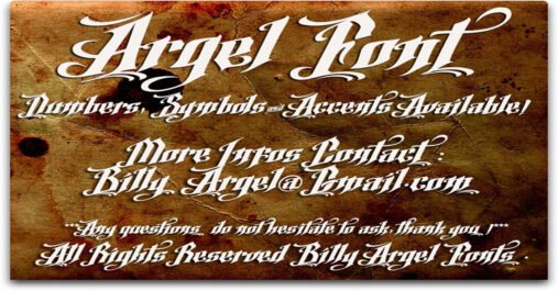 Argel Tattoo Download Premium Free Font