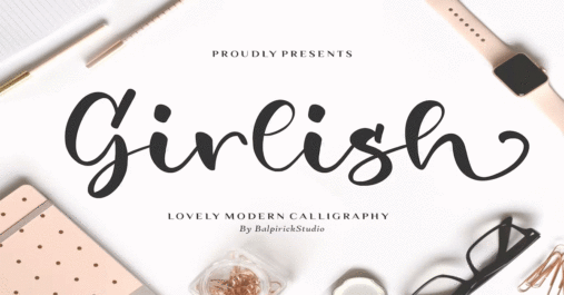 Girlish Brush Premium Free Font Download