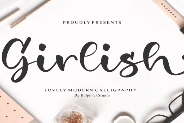 Girlish Brush Premium Free Font Download