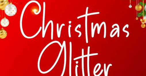 Christmas Glitter Handwritten Premium Free Font