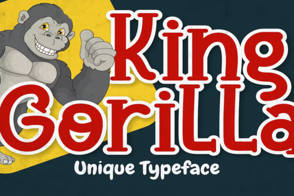 Gorilla Beer - Gothic Typeface Download Premium Free Font