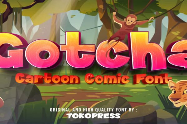 Gotcha Comic Book Premium Free Font