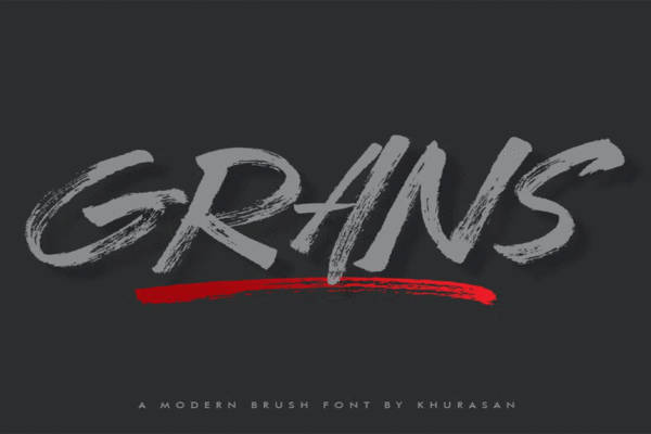 Grans Brush Premium Free Font Download