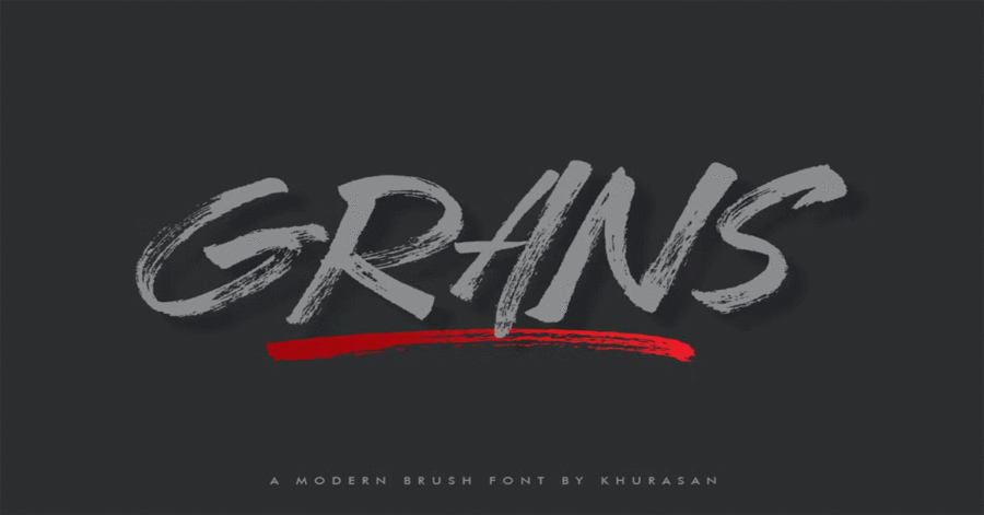 Grans Brush Premium Free Font Download