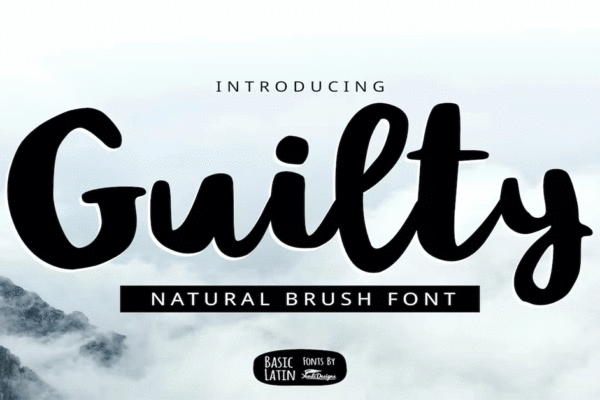 Guilty Brush Premium Free Font Download