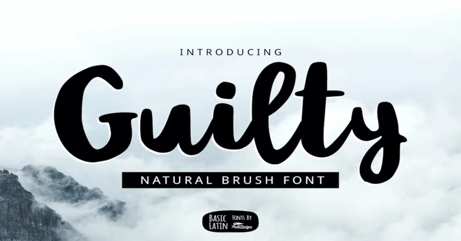 Guilty Brush Premium Free Font Download