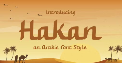 Hakan Modern Arabic Style Premium Free Font