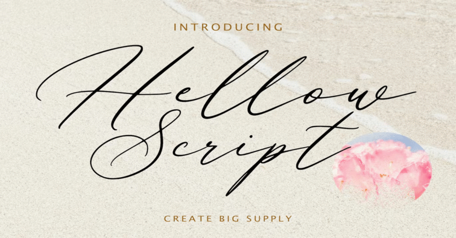 Hellow Script Premium Free Font Download