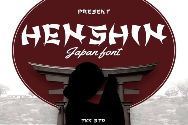 Henshin Fake Japanese Premium Font