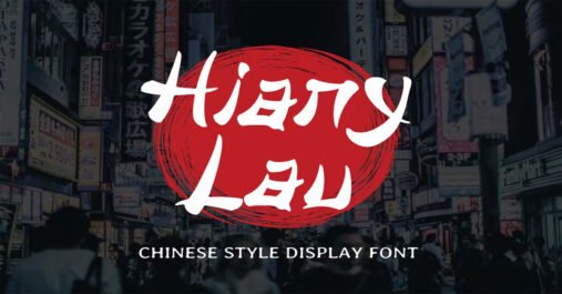 Hiany Lau Chinese Premium Free Font