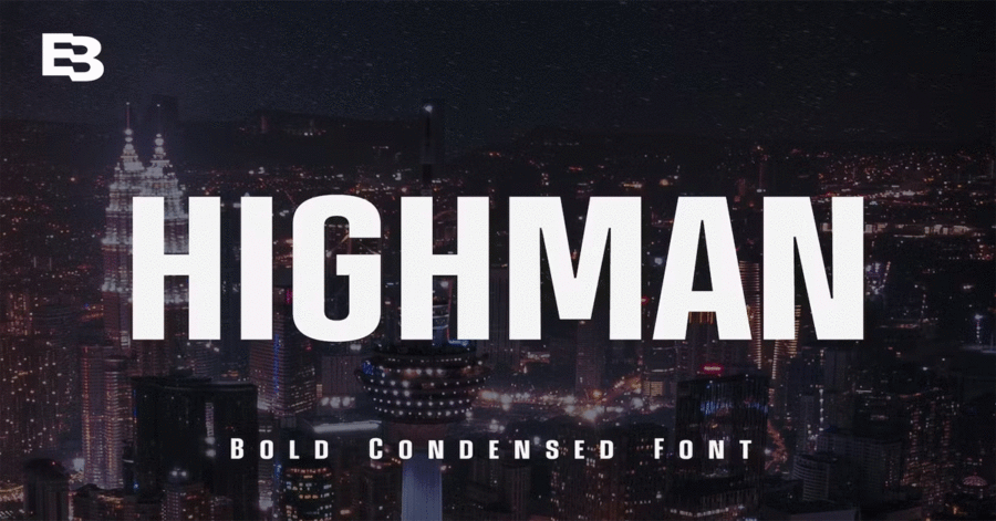 Highman Bold Stylish Text Premium Free Font