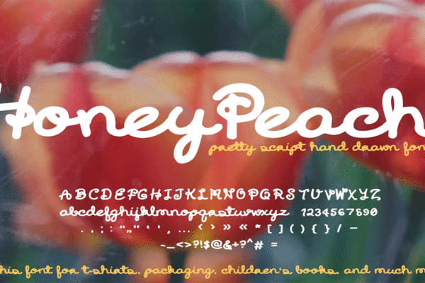 Honey Peach Script Premium Free Font