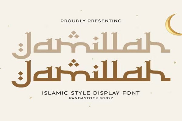 Jamillah Arabic Typeface Premium Free Font