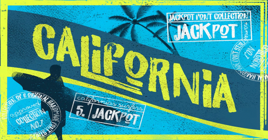 California Jackpot Premium Free Font Download