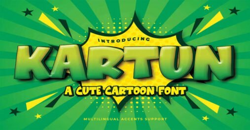 Kartun Cute Cartoon Premium Free Font