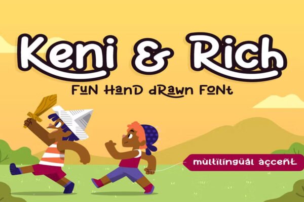 Keni&Rich Fun Cartoon Premium Free Font