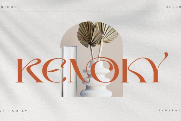 KENOKY Typeface Download Premium Free Font