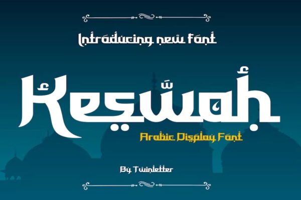 Keswah Calligraphic Display Premium Free Font