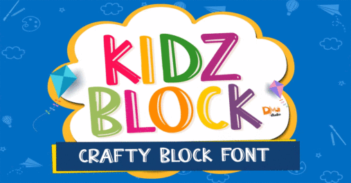 Kidz Block Premium Free Font Download