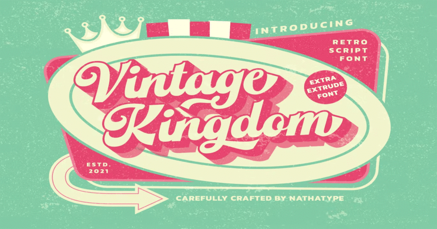 Vintage Kingdom Premium Free Font