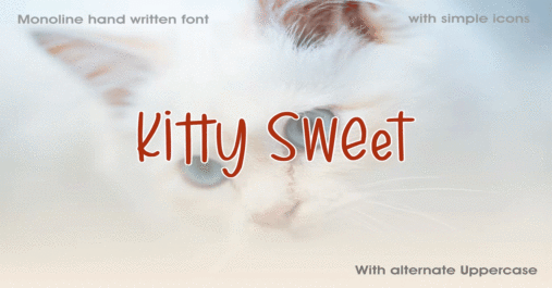Kitty Sweet Premium Free Font Download