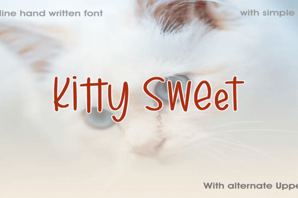 Kitty Sweet Premium Free Font Download