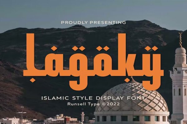 Arabic Premium Free Font Lagoky