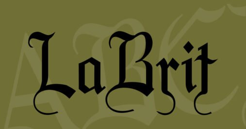 LaBrit Old English Premium Free Font