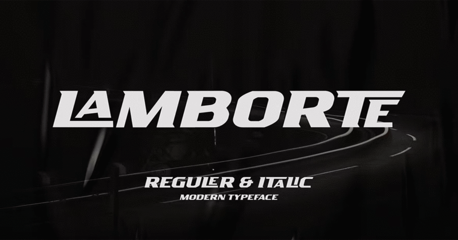 Lamborte Premium Free Font Download