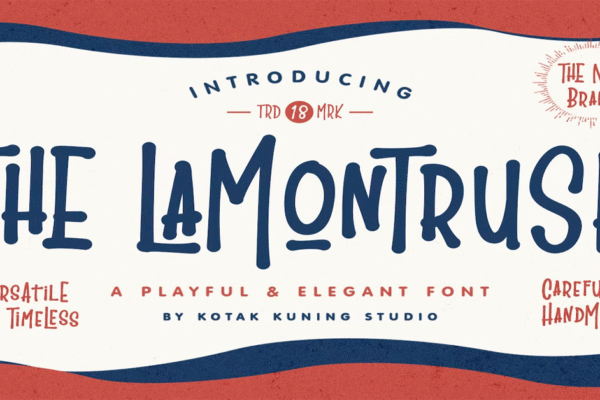 The Lamontrush Vintage Premium Free Font