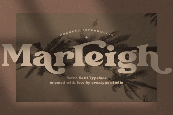 Marleigh Retro Serif Premium Font