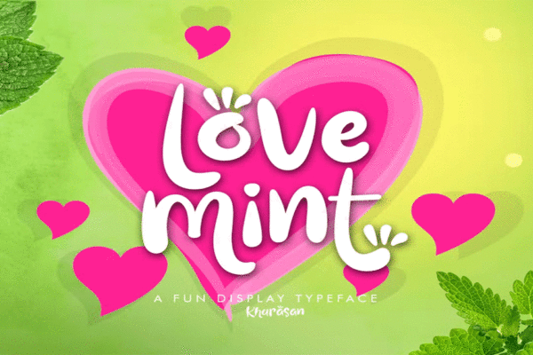 Love Mint Font Download Premium Free