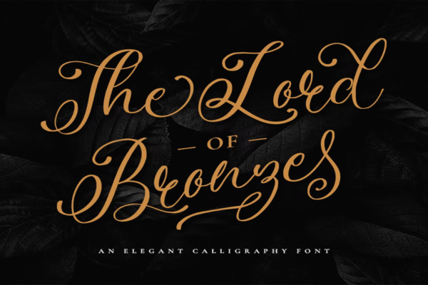 The Lord Of Bronze Free Font Download