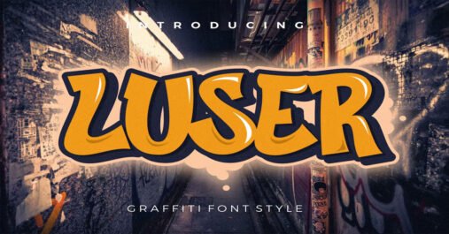 Graffiti Luseur Bold Music Premium Font