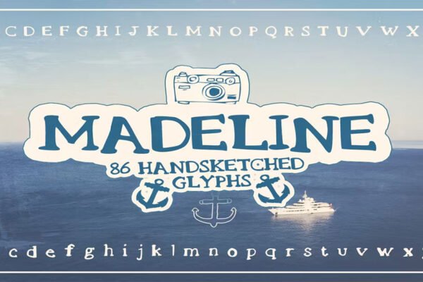 Madeline Handsketched, Serif Download Premium Free Font