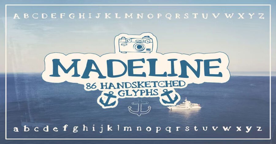 Madeline Handsketched, Serif Download Premium Free Font