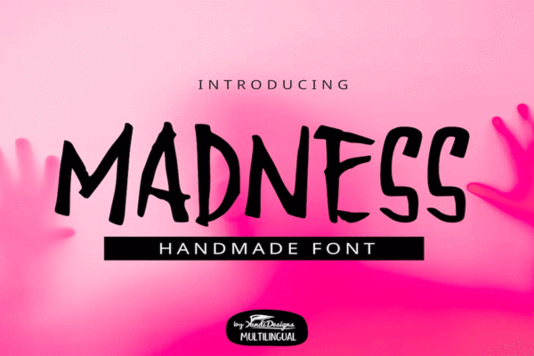 Madness Brush Premium Free Font Download