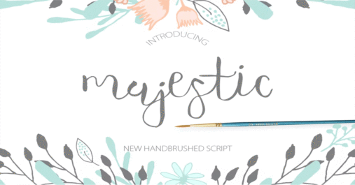 Majestic Script Premium Free Font Download