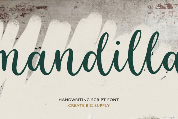 Mandilla Bold Calligraphy Premium Free Font