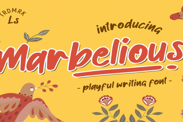 Marbelious Typography Premium Free Font