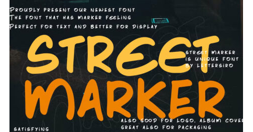 Street Marker Premium Free Font