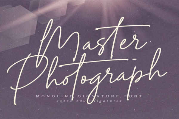 Master Photograph Free Font Download