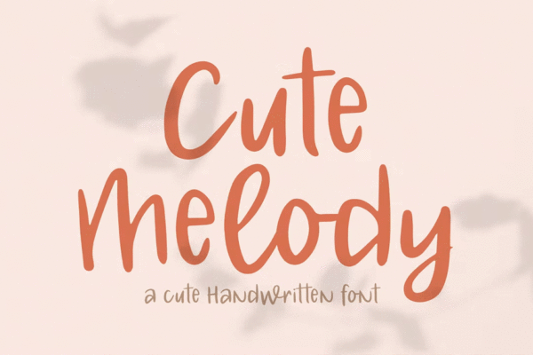 Cute Melody Premium Free Font Download