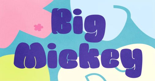 Big Mickey Cartoon Premium Free Font