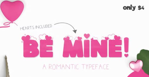 Mine Valentine Premium Free Font