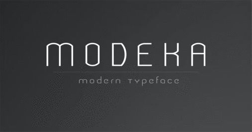 Modeka Font Download Premium Free