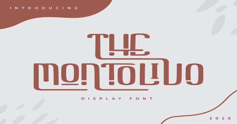 The Montolivo | Display Font Download Free