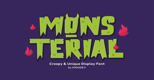 Mons Terial Premium Free Font Download